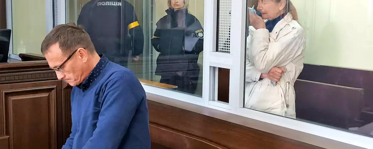 Tetyana Drobot expressed her remorse, asked for forgiveness and cried in court, before being sentenced to ten years in prison for treason. © Artur Chemyrys